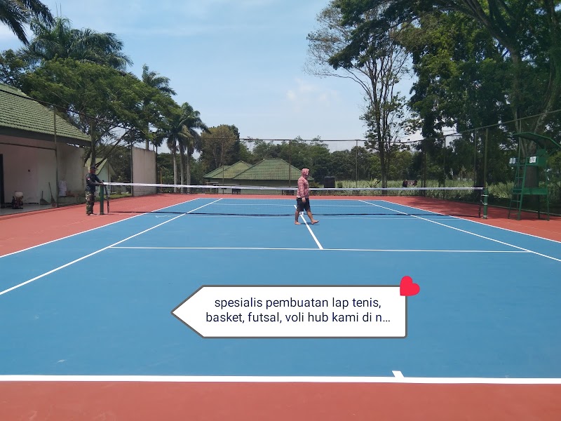 Lapangan Tennis Unesa in East Java