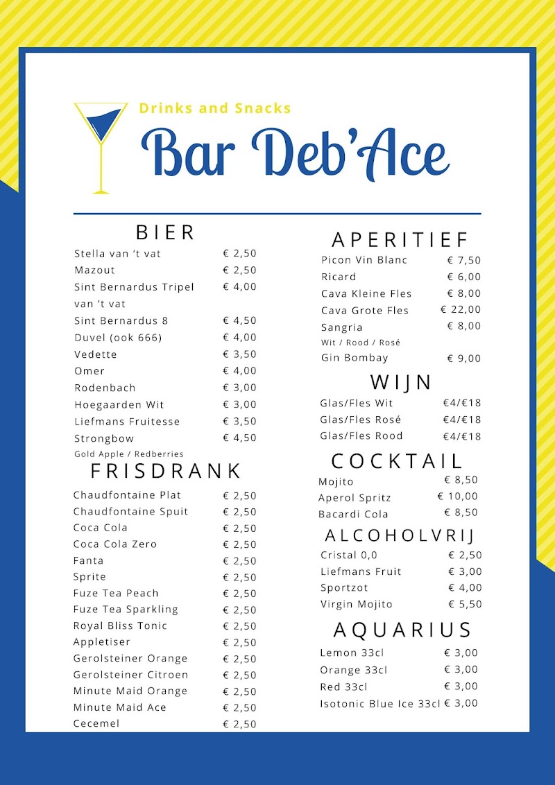 Deb'Ace tennis club in Poperinge